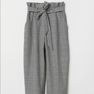 H&M paper-bag pants